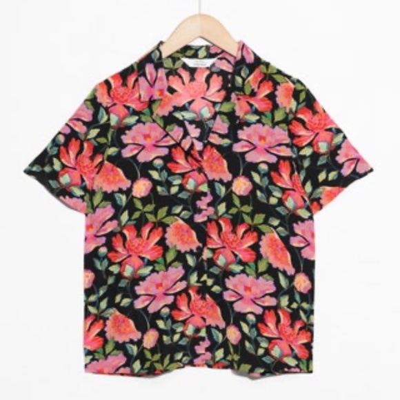 & other stories ☆ Peony floral button down shirt - Picture 5 of 5